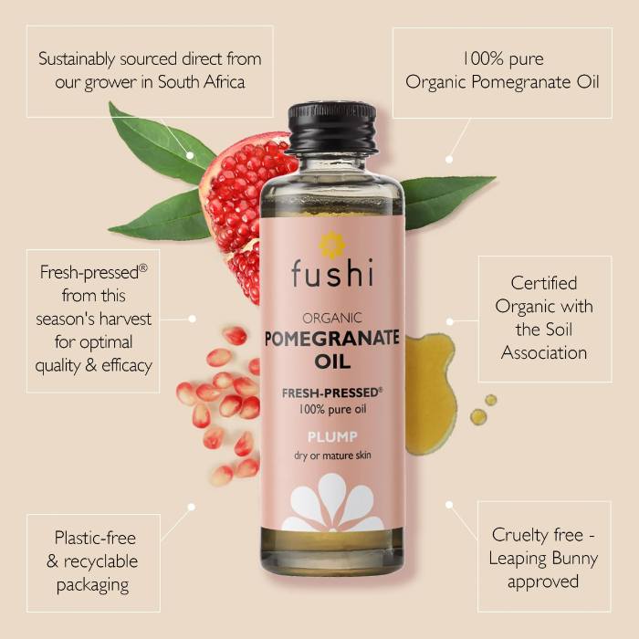 Fushi - Organic Pomegranate Oil, 50ml - Back