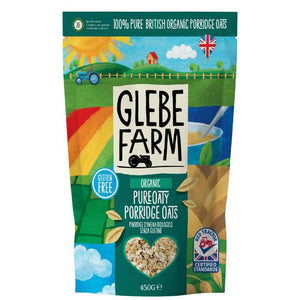 Glebe Farm - PureOaty Organic Porridge, 450g | Pack of 6