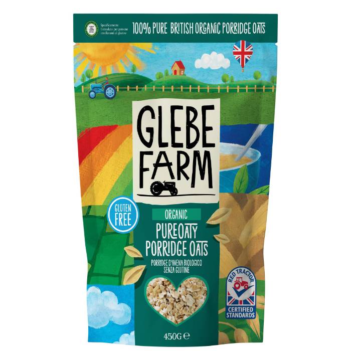 Glebe Farm - PureOaty Organic Porridge, 450g