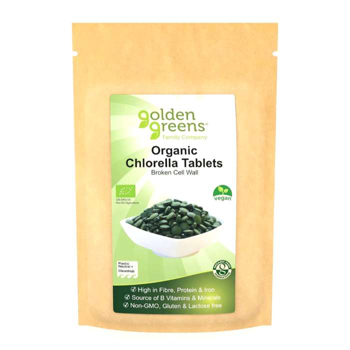 Golden Greens - Organic Chlorella, 120 Tabs