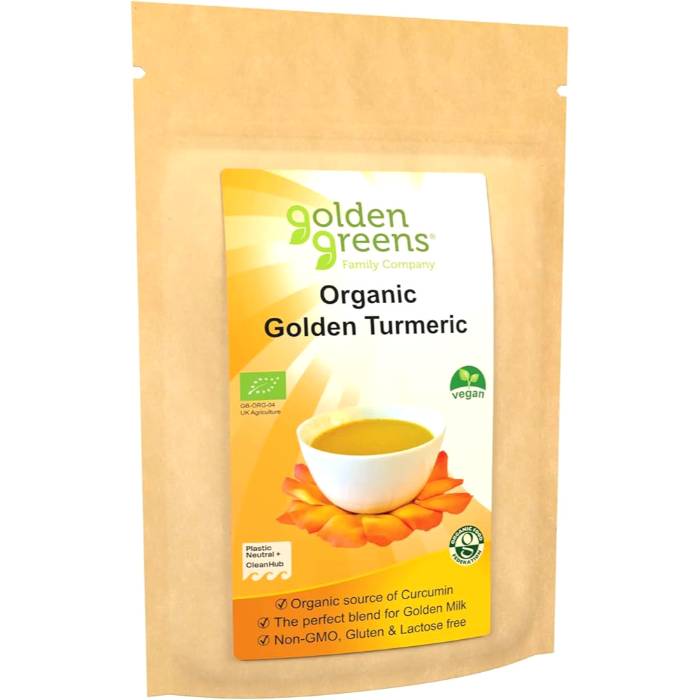 Golden Greens - Organic Golden Turmeric, 100g