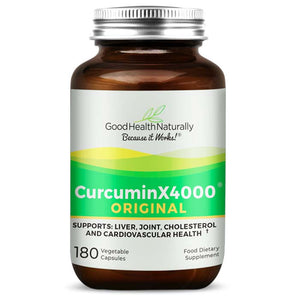 Good Health Naturally - CurcuminX4000 Original, 180 Capsules | Multiple Variants