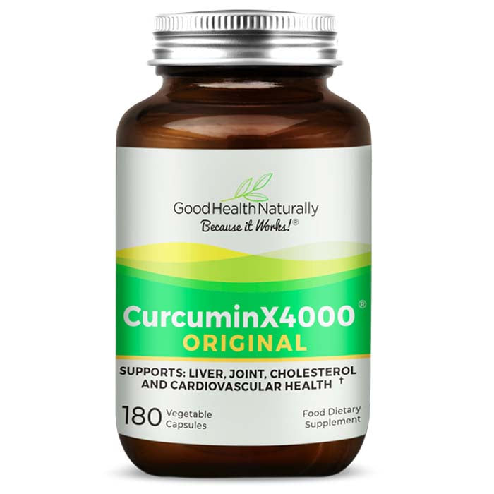 Good Health Naturally - CurcuminX4000 Original, 180 Capsules