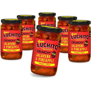 Gran Luchito - Crunchy Jalapeno and Pineapple, 215g | Pack of 6