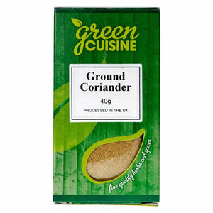 Green Cuisine - Coriander Ground, 40g | Pack of 6