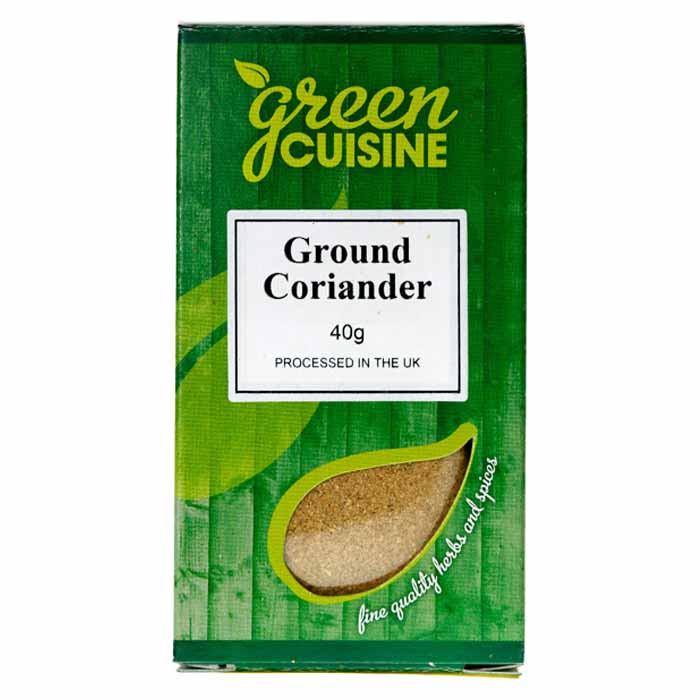 Green Cuisine - Coriander Ground, 40g  Pack of 6