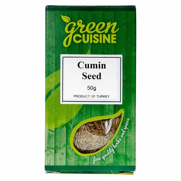 Green Cuisine - Cumin Seed, 50g  Pack of 6