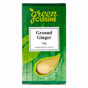 Green Cuisine - Ginger Ground, 40g | Pack of 6