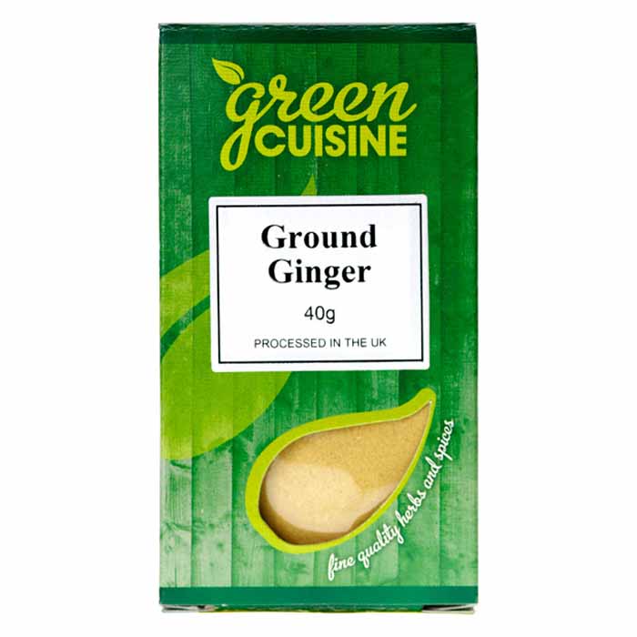 Green Cuisine - Ginger Ground, 40g  Pack of 6