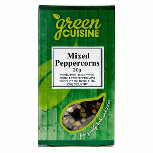 Green Cuisine - Mixed Peppercorns, 20g | Pack of 6