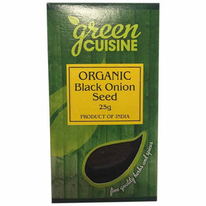 Green Cuisine - Organic Black Onion Seed, 25g | Pack of 6