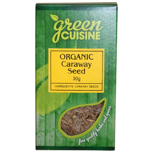 Green Cuisine - Organic Caraway Seed, 30g | Pack of 6