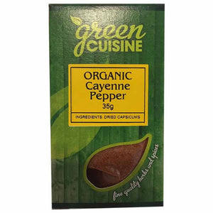 Green Cuisine - Organic Cayenne Pepper, 35g | Pack of 6