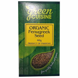 Green Cuisine - Organic Fenugreek Seed, 40g | Pack of 6
