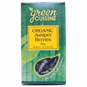 Green Cuisine - Organic Juniper Berries, 30g | Pack of 6