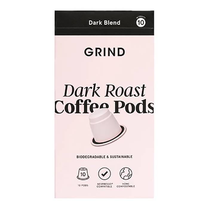 Grind Coffee Roasters - Dark Pods Refill Box Home Compostable, 90g 10 x10