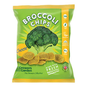 Growers Garden - Broccoli Crisps with Cheese | Multiple Sizes