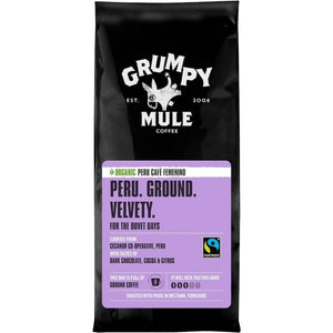 Grumpy Mule - Organic Fair Trade Peru Femenino Beans, 227g