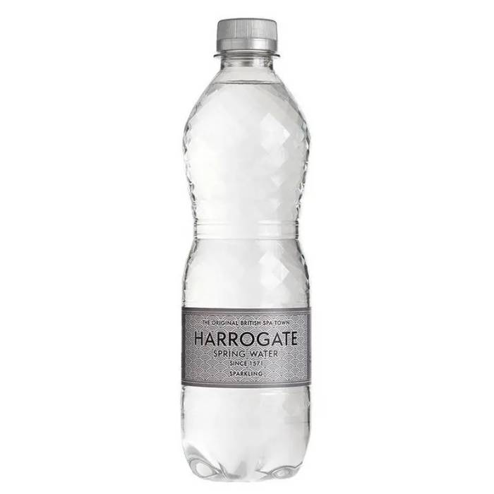 Harrogate Water - PET Sparkling Spring Water, 500ml Pack of 24