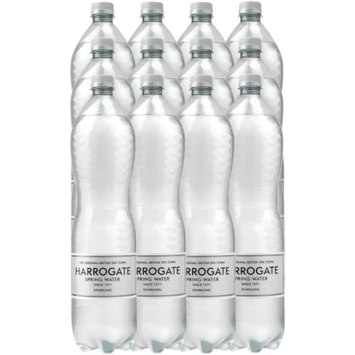 Harrogate Water - Sparkling Spring Water, 1.5L  Pack of 12