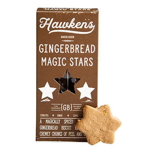 Hawkens Gingerbread - Gingerbread Magic Stars, 125g | Pack of 10