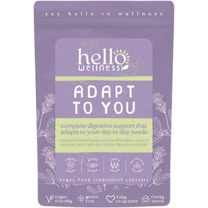Hello Wellness - Adapt to You Digestive Support, 60 Capsules