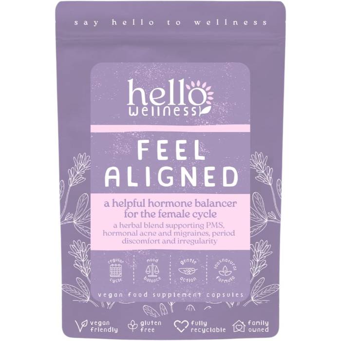 Hello Wellness - Feel Aligned Female Hormone Balance, 60 Capsules