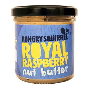 Hungry Squirrel - Royal Raspberry Almond Butter Jar, 180g - Pack of 6