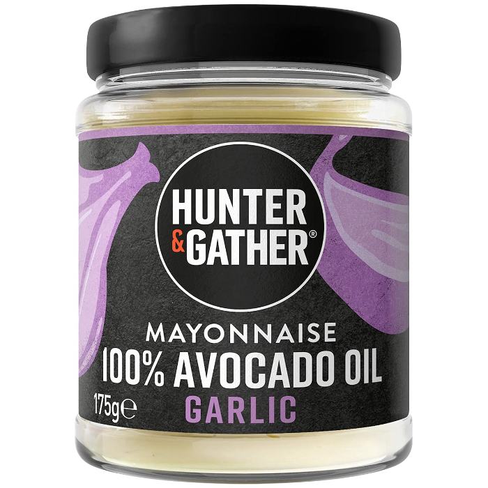 Hunter & Gather - Avocado Oil Mayonnaise Garlic, 175g - Pack of 6