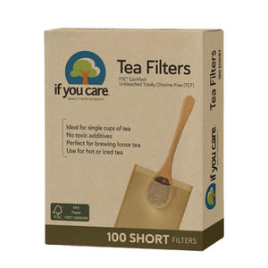 If You Care - Tea Filter Short, 100 Pieces