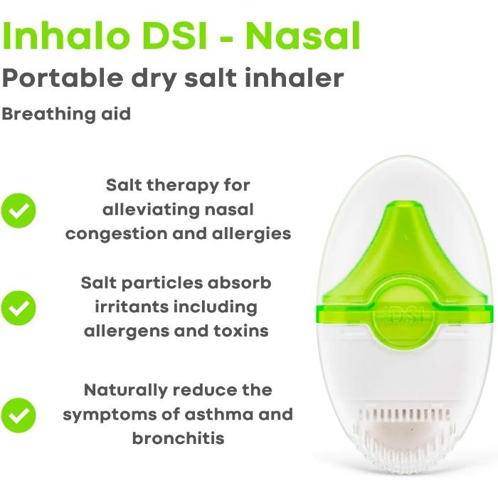 Inhalo - Inhalo Dry Salt Nasal Inhailer, 1 Unit - back