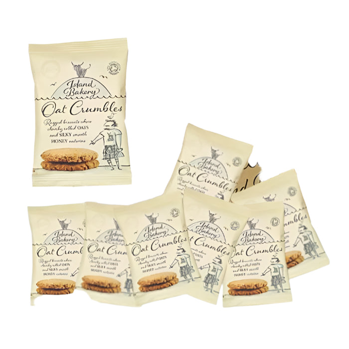 Island Bakery - Oat Crumbles Organic Biscuits, 25g - Pack of 48