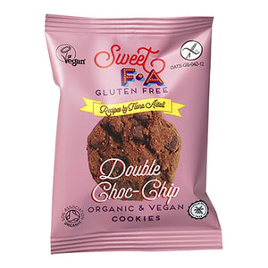 Island Bakery - Sweet FA Gluten Free Double Chocolate Chip Cookies Snack Pack, 30g - Pack of 24