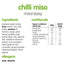 Itsu - Miso'easy Chilli Miso, 60g  Pack of 12 - Back