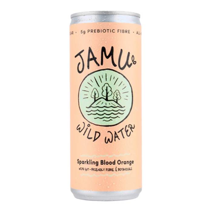 Jamu Wild Water - Natural Sparkling Water Blood Orange, 250ml  Pack of 12 