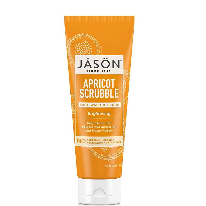 Jason Natural - Apricot Face Wash and Scrub, 113g