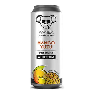 KAYTEA - Organic Mango Yuzu White Tea, 330ml - Pack of 12