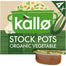 Kallo - Kallo Organic Vegetable Stock Pot, 24g  Pack of 6