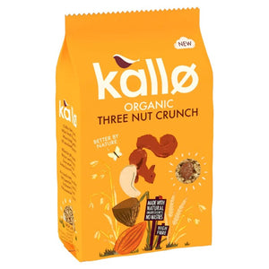 Kallo - Organic Three Nut Granola, 36g | Pack of 5