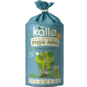 Kallo - Spinach & Pesto Veggie Cakes, 122g | Multiple Options