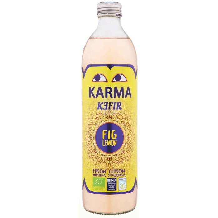 Karma - Organic Fruit Kefir Fig & Lemon Sugar Free, 750ml
