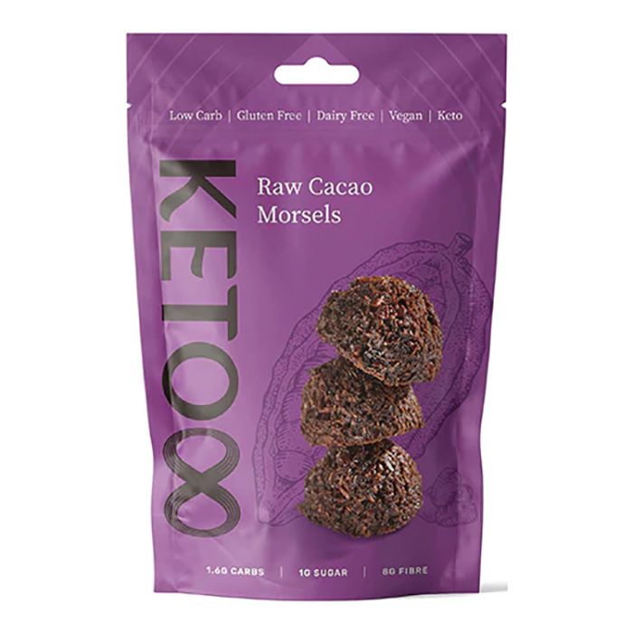 Keto8 - Cacao Raw Morsels, 120g - Pack of 6