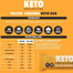 Keto Collective - Salted Caramel Keto Bar, 40g  Pack of 15 - Back