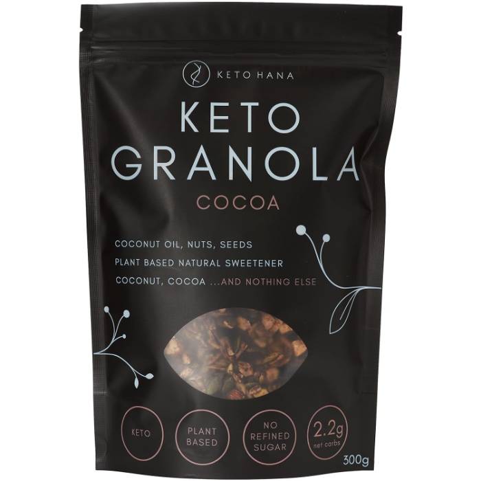 Keto Hana - Keto Granola Cocoa, 300g 