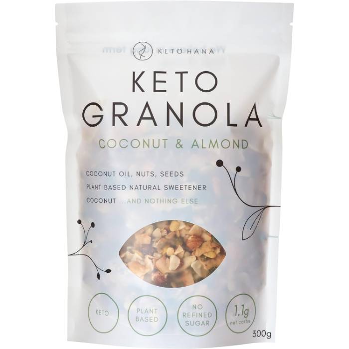 Keto Hana - Keto Granola Coconut & Almond, 300g