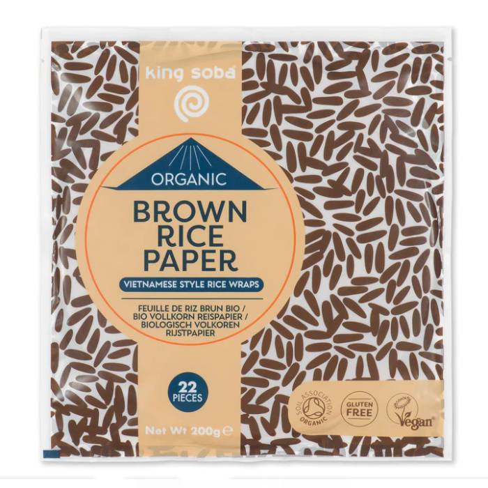 King Soba - Organic Rice Paper Brown, 200g