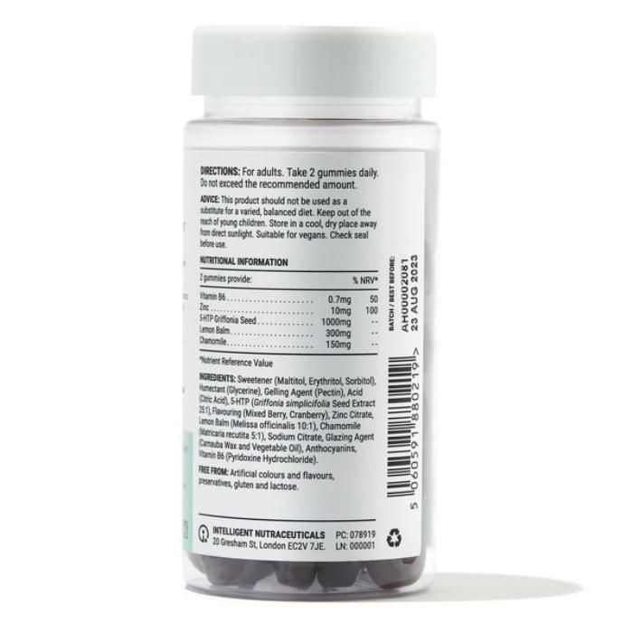Known Nutrition - 5-HTP Vegan Gummies, 60 Gummies - back