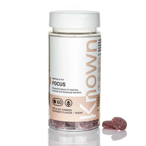 Known Nutrition - Focus Vegan Gummies, 60 Gummies