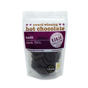 Kokoa Collection - Dark Hot Chocolate, Haiti 75%, 200g - Pack of 6