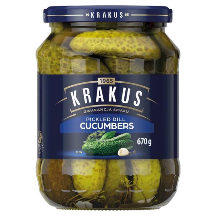 Krakus - Pickled Dill Cucumbers, 670g